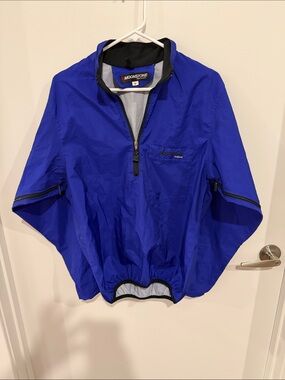 Vintage Men's Royal Blue Lightweight Windbreaker Jacket made in USA